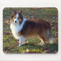 Autumn Sheltie Mousepad