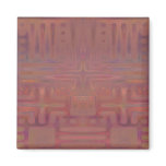Autumn Show Wine Colored Abstract Magnet