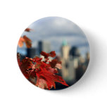 Autumn skyline pinback buttons