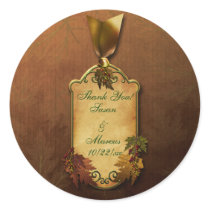 Autumn Song Favor Stickers