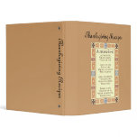 Autumn Song Thanksgiving Harvest Poem Binder