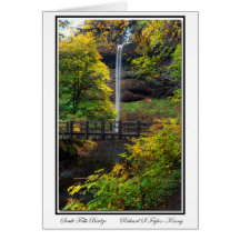Autumn South Falls Greeting Cards