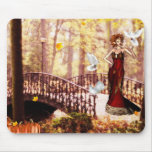 Autumn splendor elf mouse pad