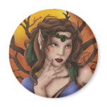 Autumn Splendor Fairy Magnet