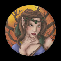 Autumn Splendor Fairy Magnet