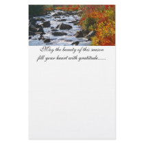 Autumn Splendor / Thanksgiving stationery by smudgeart Autumn Splendor / Thanksgiving stationery