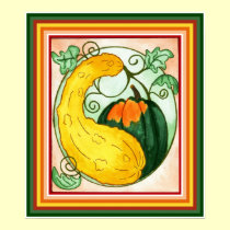 Autumn Squash Print posters