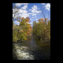 Autumn Stream framed print posters