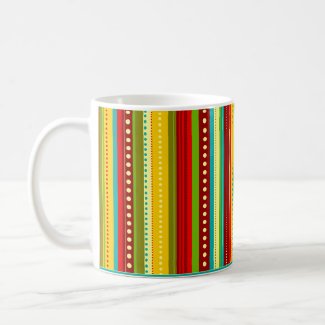 Autumn Stripes Mug mug