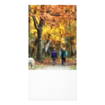 Autumn Stroll Photo Card Template