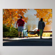 Autumn Stroll Posters