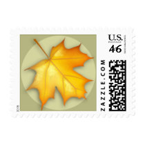 Autumn Sugar Maple Leaf Postage postage