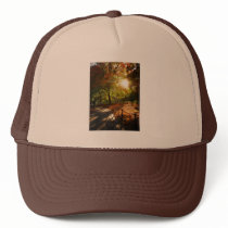Autumn Sun in Central Park, New York City Trucker Hat