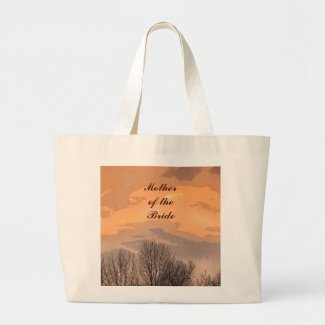 Autumn Sunset Mother of the Bride Tote Bags