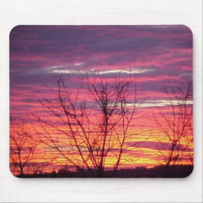 Autumn Sunset Mouse Mats by ALL_Design