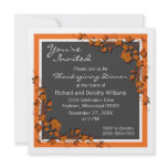 Autumn Swirls Thanksgiving Invite