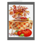 Autumn Table card