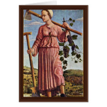 Autumn (The Muse Polyhymnia) Greeting Card