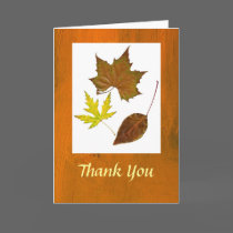 Autumn Theme Thank You cards