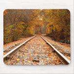 Autumn Tracks mousepad