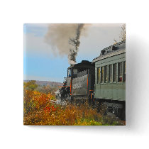 Autumn Train Button