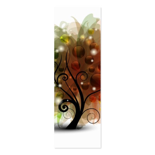 Autumn Tree Business Cards (back side)