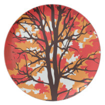 Autumn Tree plates