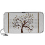 Autumn Tree Doodle Pc Speakers