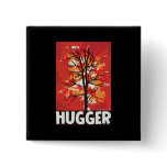 Autumn, Tree Hugger Pin