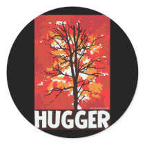 Autumn, Tree Hugger stickers by GreenNeighbor Autumn, Tree Hugger stickers