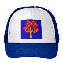 Autumn Tree Mesh Hats