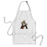 Autumn Tree Monogram A Apron