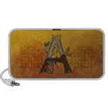Autumn Tree Monogram A Mini Speaker