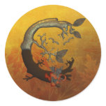 Autumn Tree Monogram C Stickers