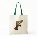Autumn Tree Monogram F Tote Bags