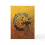 Autumn Tree Monogram G Cards