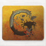 Autumn Tree Monogram G Mousepads