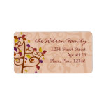 Autumn Tree of Delight Custom Address Label