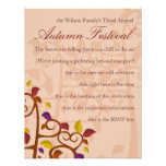 Autumn Tree of Delight Custom Announcement
