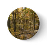 Autumn Trees Near a Lake Pinback Button