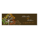Autumn Trees on Brown Thank You / Gift Tag Autumn Trees on Brown Thank You / Gift Tag