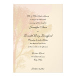 Autumn Trees Wedding Invitation
