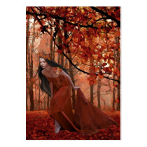 Autumn Tryst Gift Tag Business Card