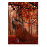 Autumn Tryst Gift Tag Business Card