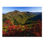 Autumn view of Linville Gorge often called the Post Card