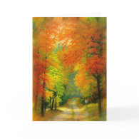Autumn Walk Card card