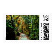 Autumn Walk Postage Stamp