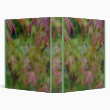 Autumn Web Vinyl Binder