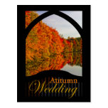 Autumn Wedding Invitation Fall Wedding Post Cards