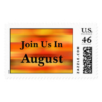 Autumn Wedding Postage Stamp
